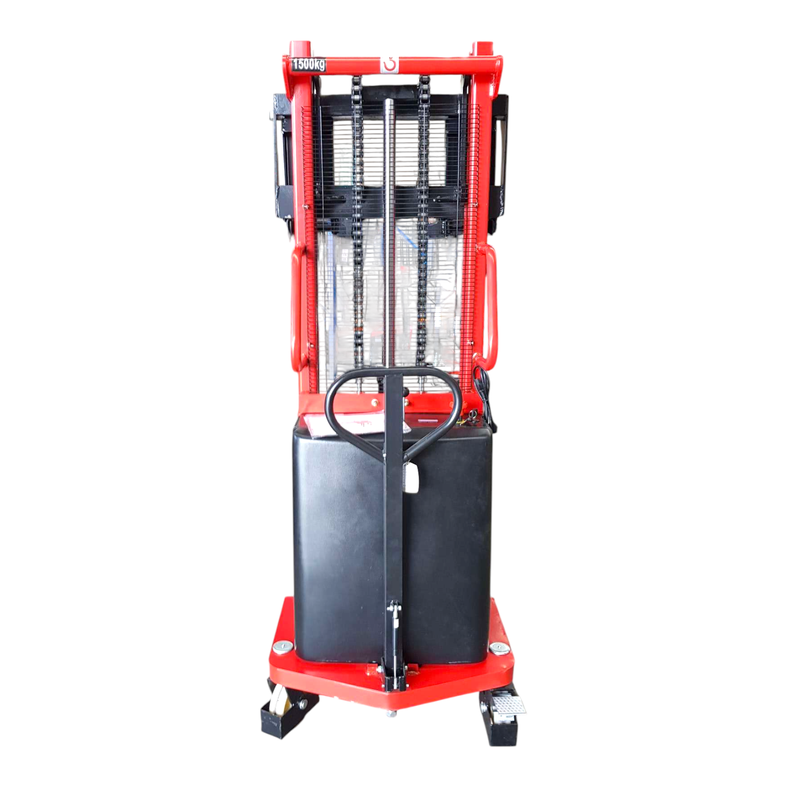 Niuli 1500kg Semi Electric Pallet Stacker - 1.6m Lift Height