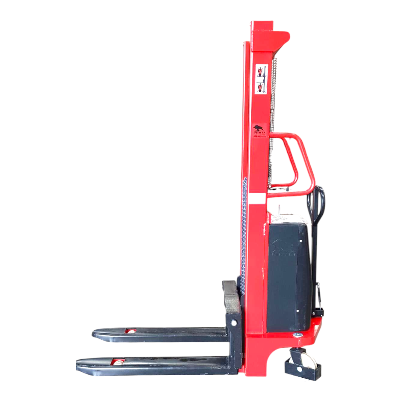 Niuli 1500kg Semi Electric Pallet Stacker - 1.6m Lift Height
