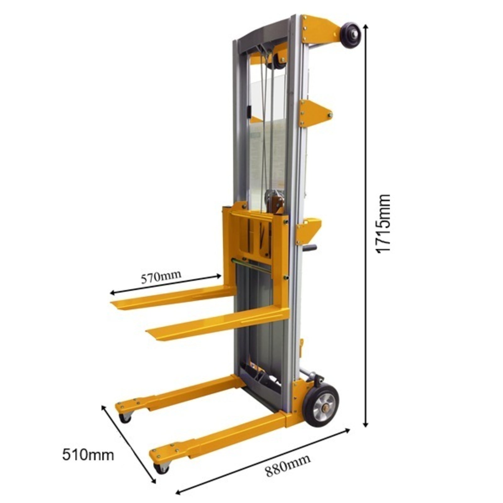 181kg Winch Lifter Telescopic Aluminium Frame | 3000mm Lift height