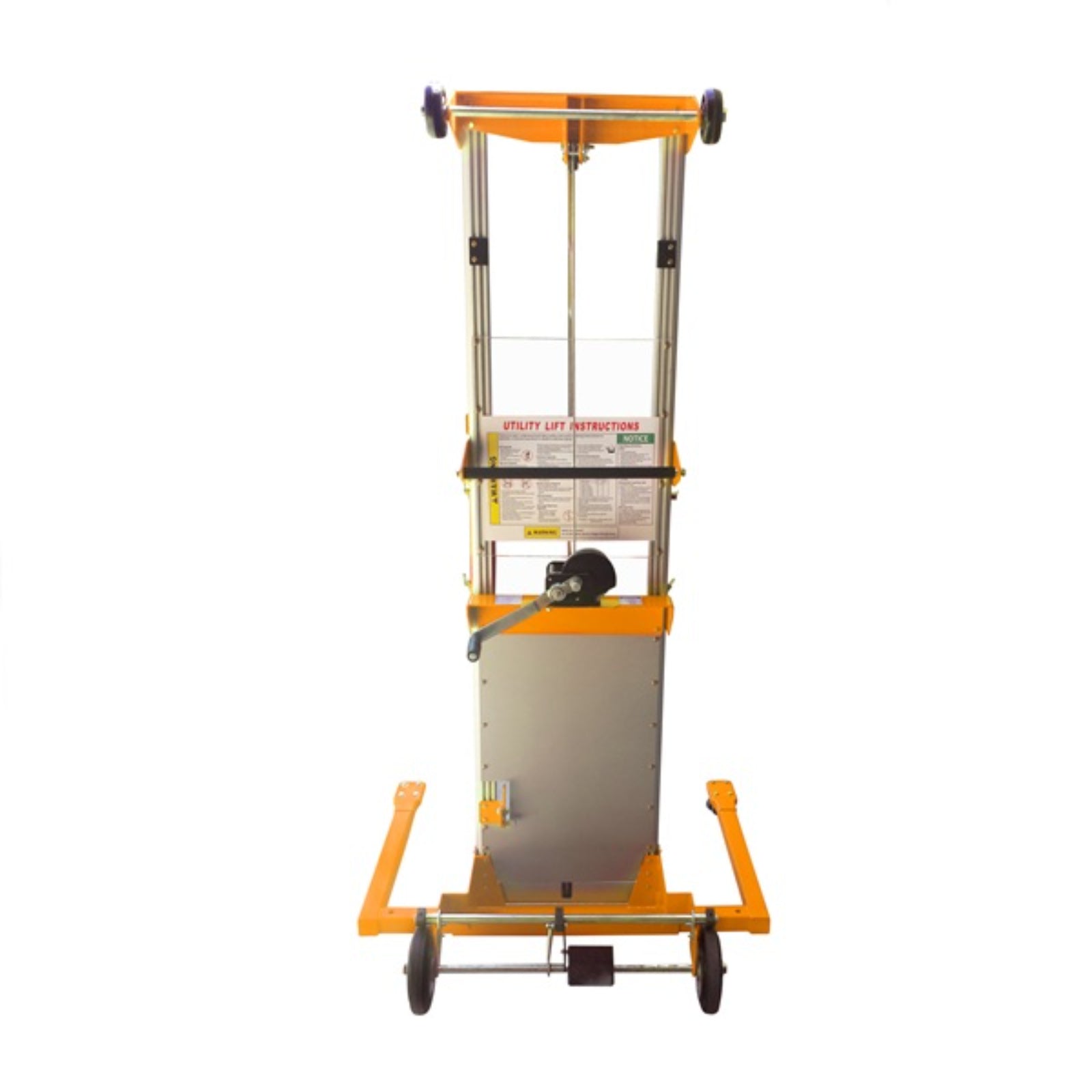 159kg Winch Lifter Telescopic Aluminium Frame Adjustable Straddle Legs | 3500mm Lift height