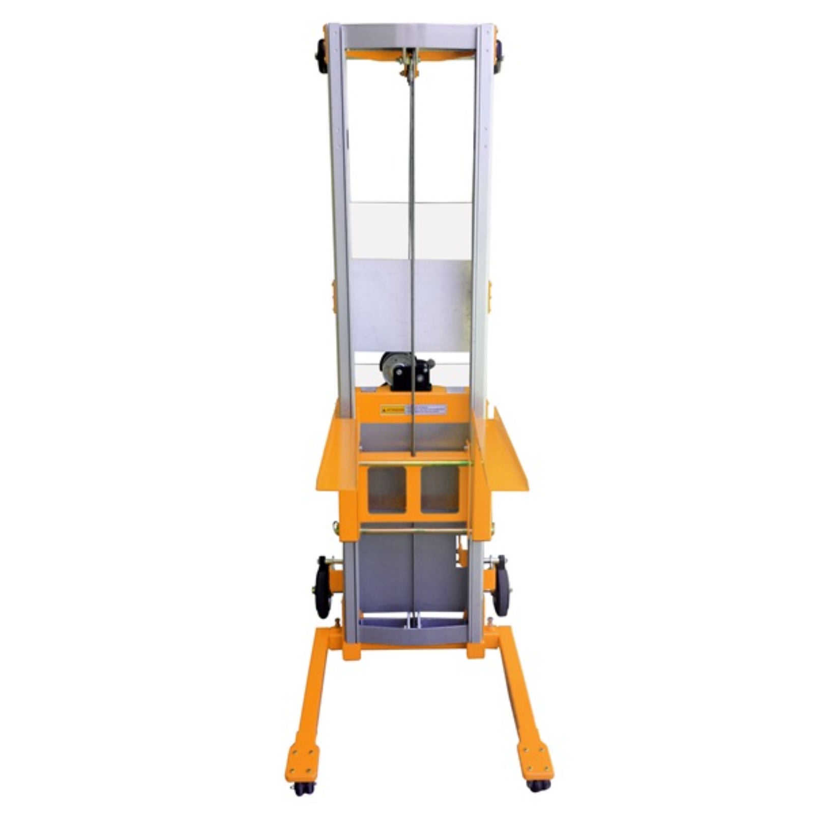 159kg Winch Lifter Telescopic Aluminium Frame Adjustable Straddle Legs | 3500mm Lift height