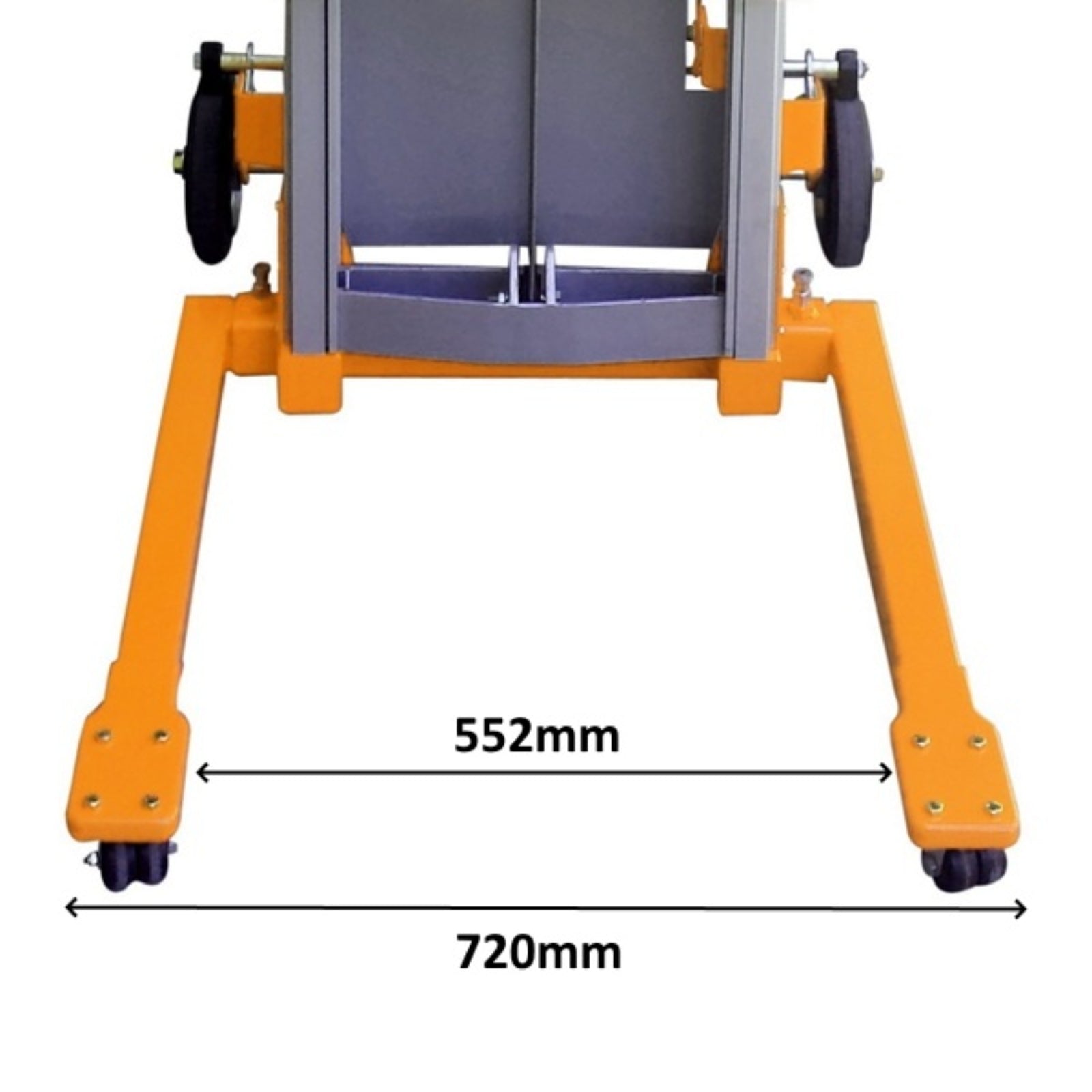 159kg Winch Lifter Telescopic Aluminium Frame Adjustable Straddle Legs | 3500mm Lift height