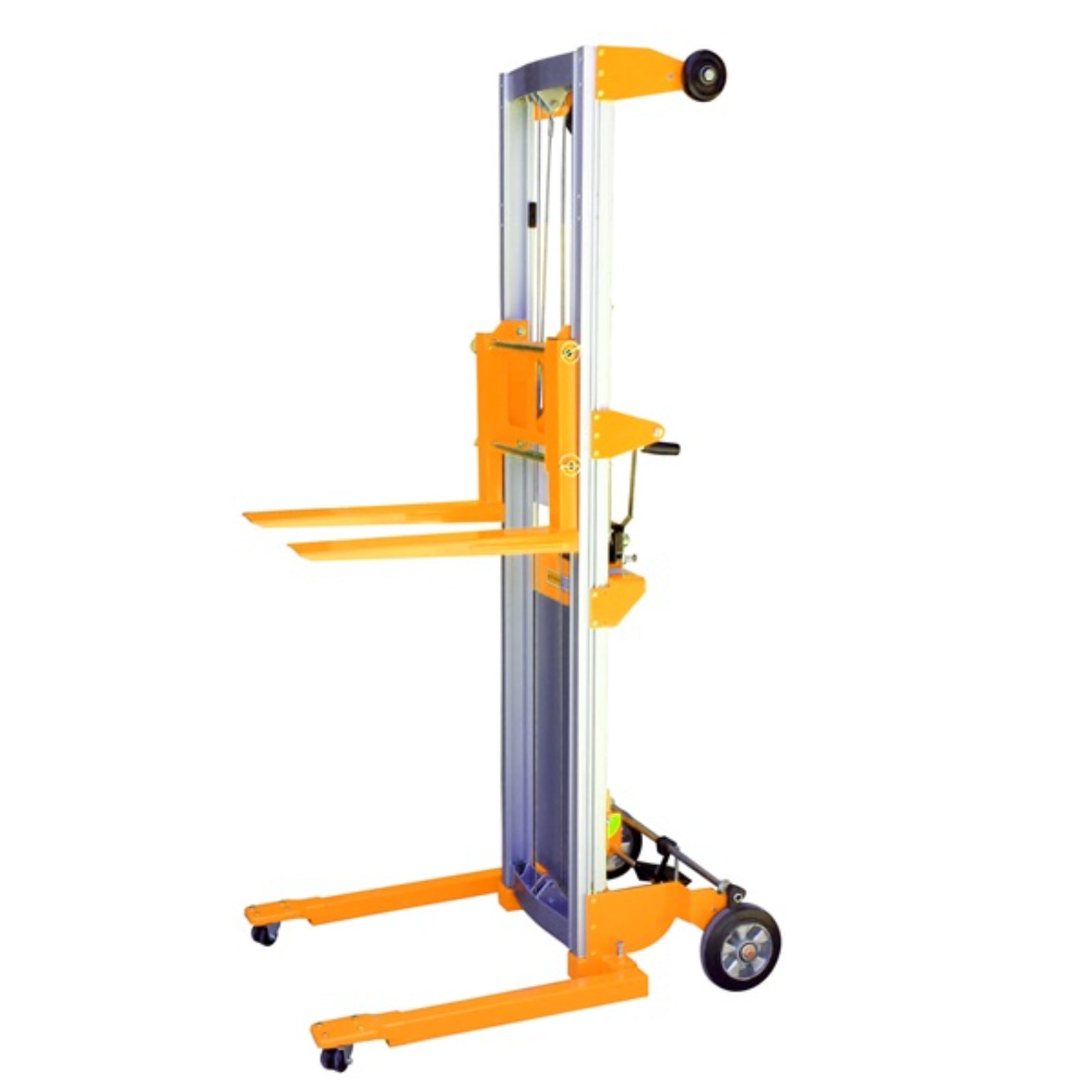 159kg Winch Lifter Telescopic Aluminium Frame Adjustable Straddle Legs | 3500mm Lift height