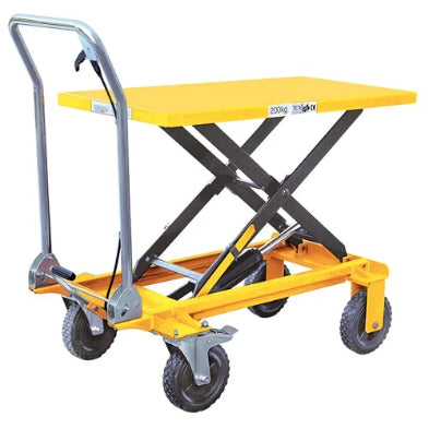 200kg Hydraulic Rough Terrain Scissor Lift Table | 1000mm Lift height