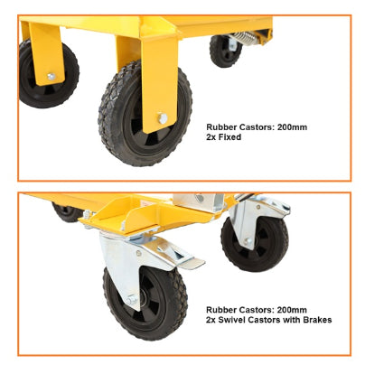 200kg Hydraulic Rough Terrain Scissor Lift Table | 1000mm Lift height