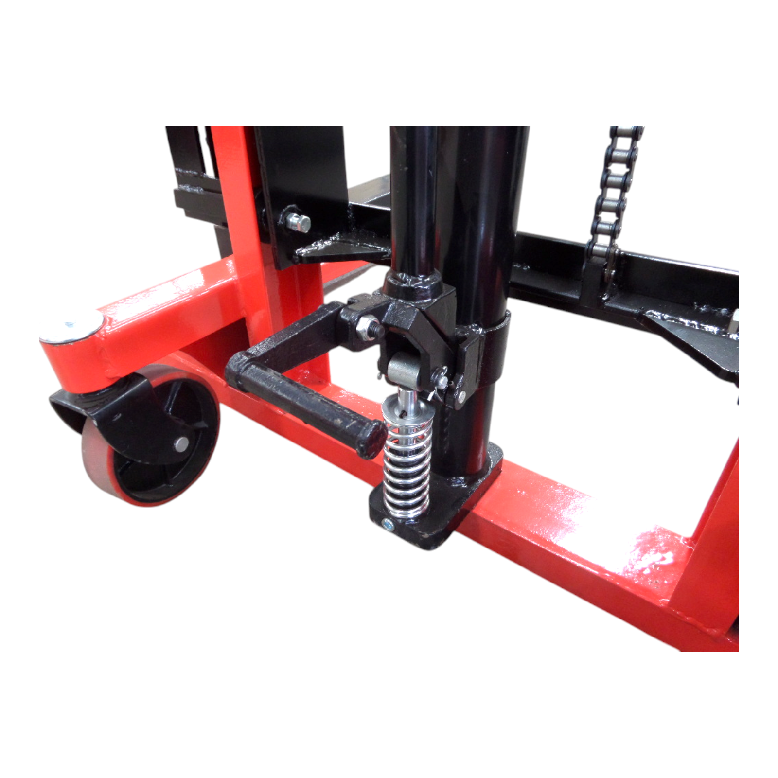 Niuli 1000kg Light Duty Straddle Manual Pallet Stacker - 1.6m Lift Height
