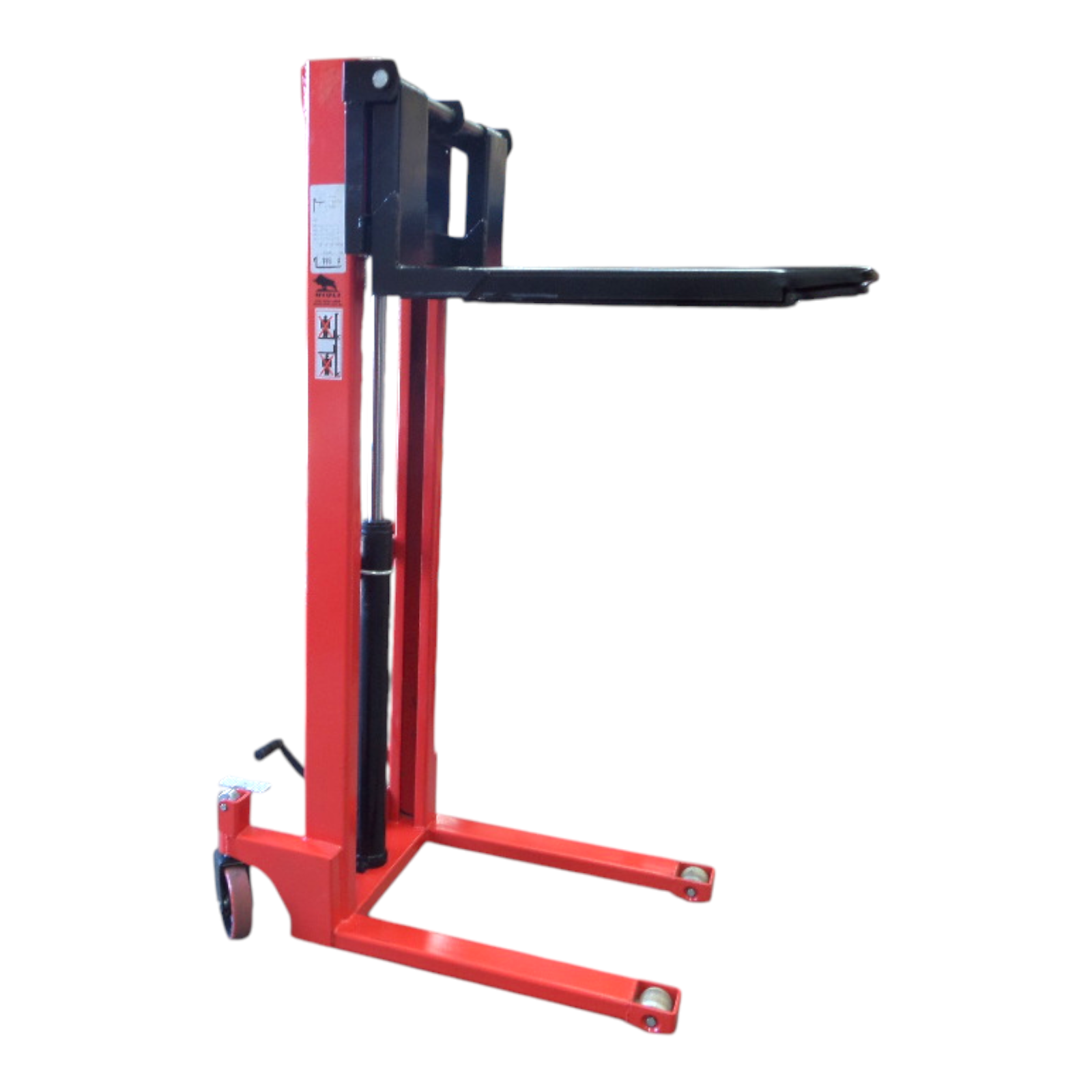 Niuli 1500kg Narrow Manual Pallet Stacker - 1.6m Lift Height