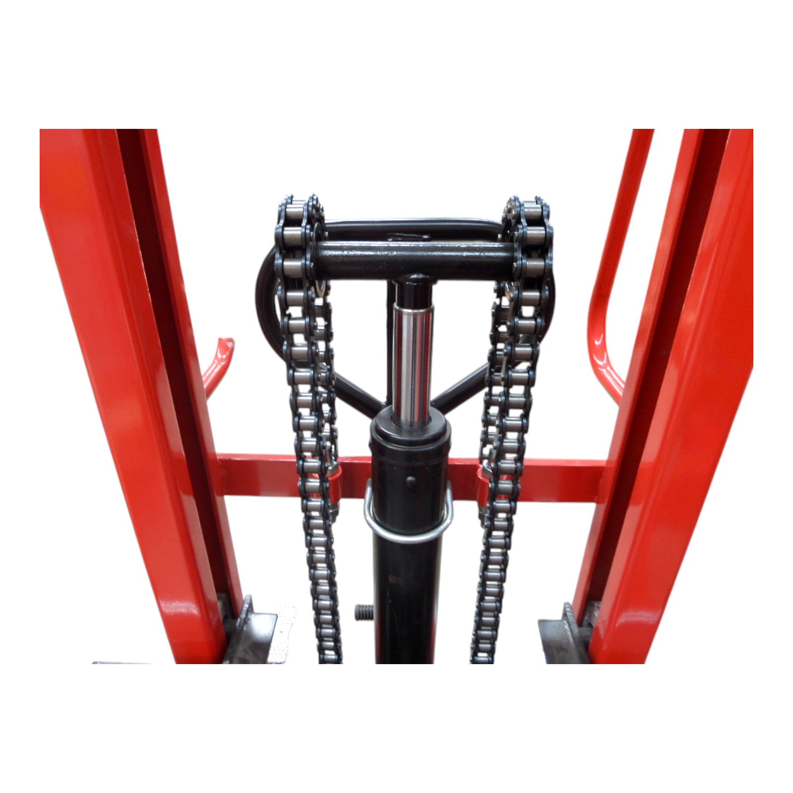 Niuli 1500kg Straddle Manual Pallet Stacker - 1.6m Lift Height