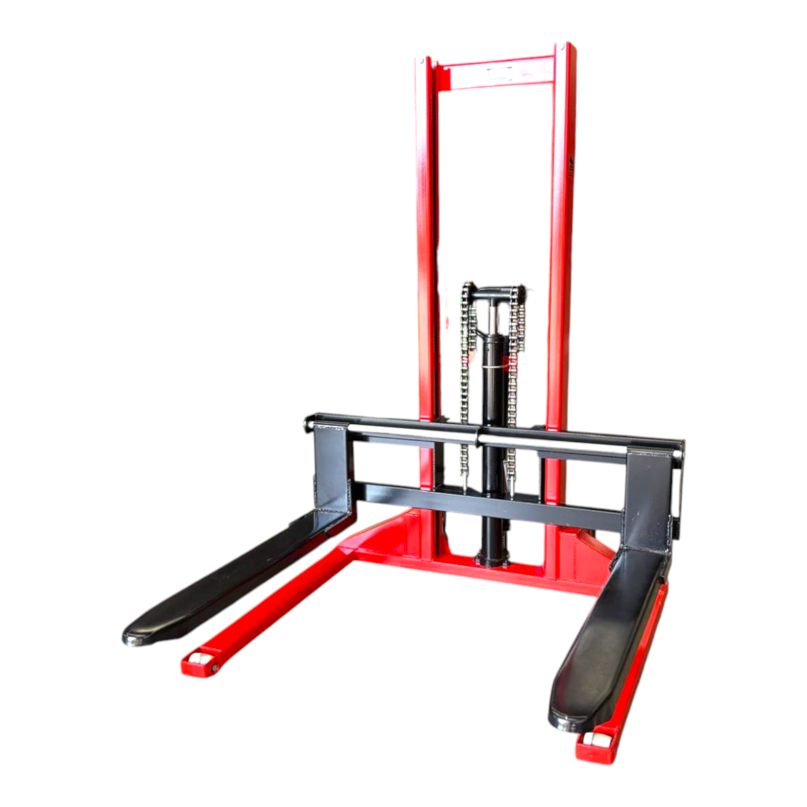 Niuli 1500kg Straddle Manual Pallet Stacker - 1.6m Lift Height