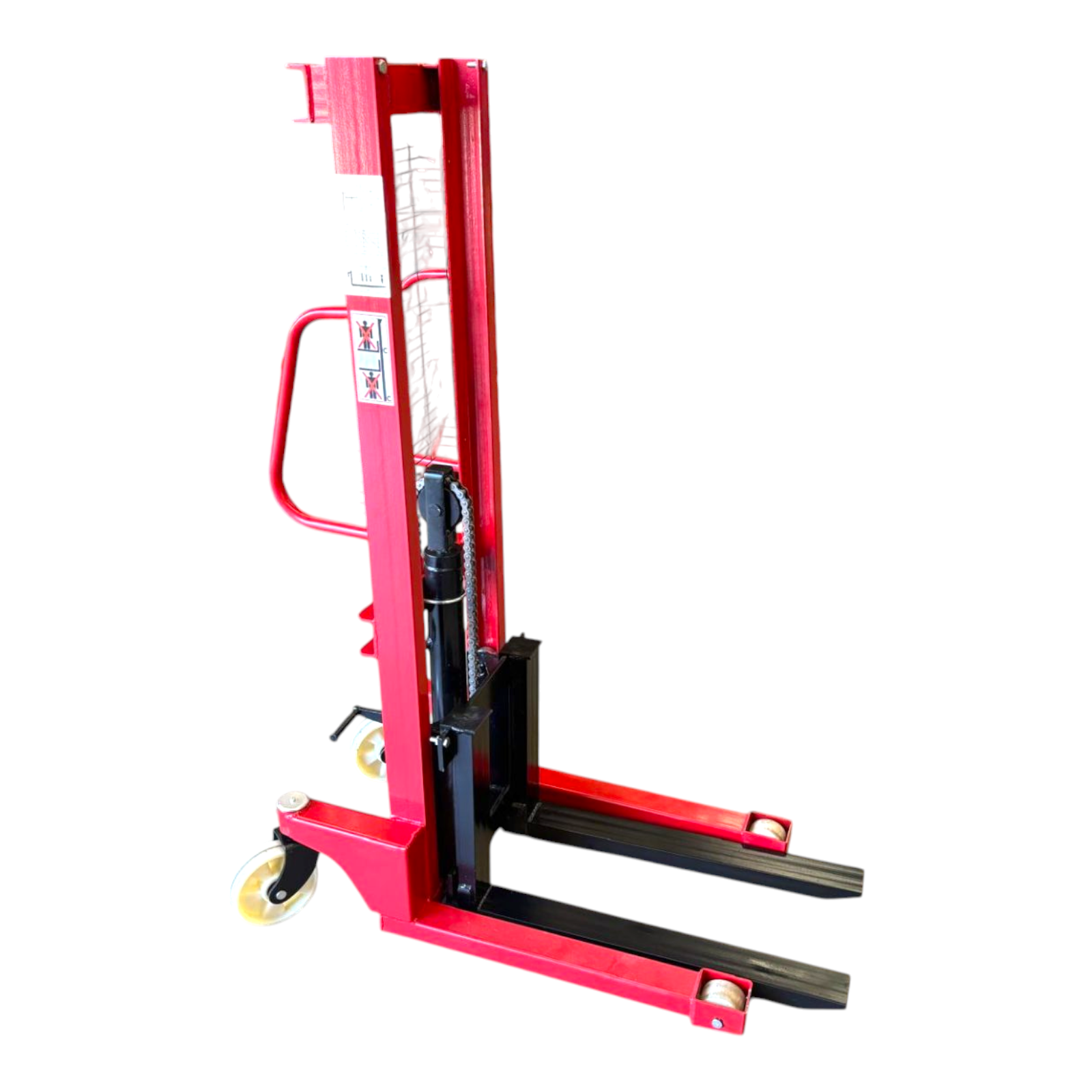 Niuli 500kg Mini Manual Pallet Stacker - 1.2m Lift Height