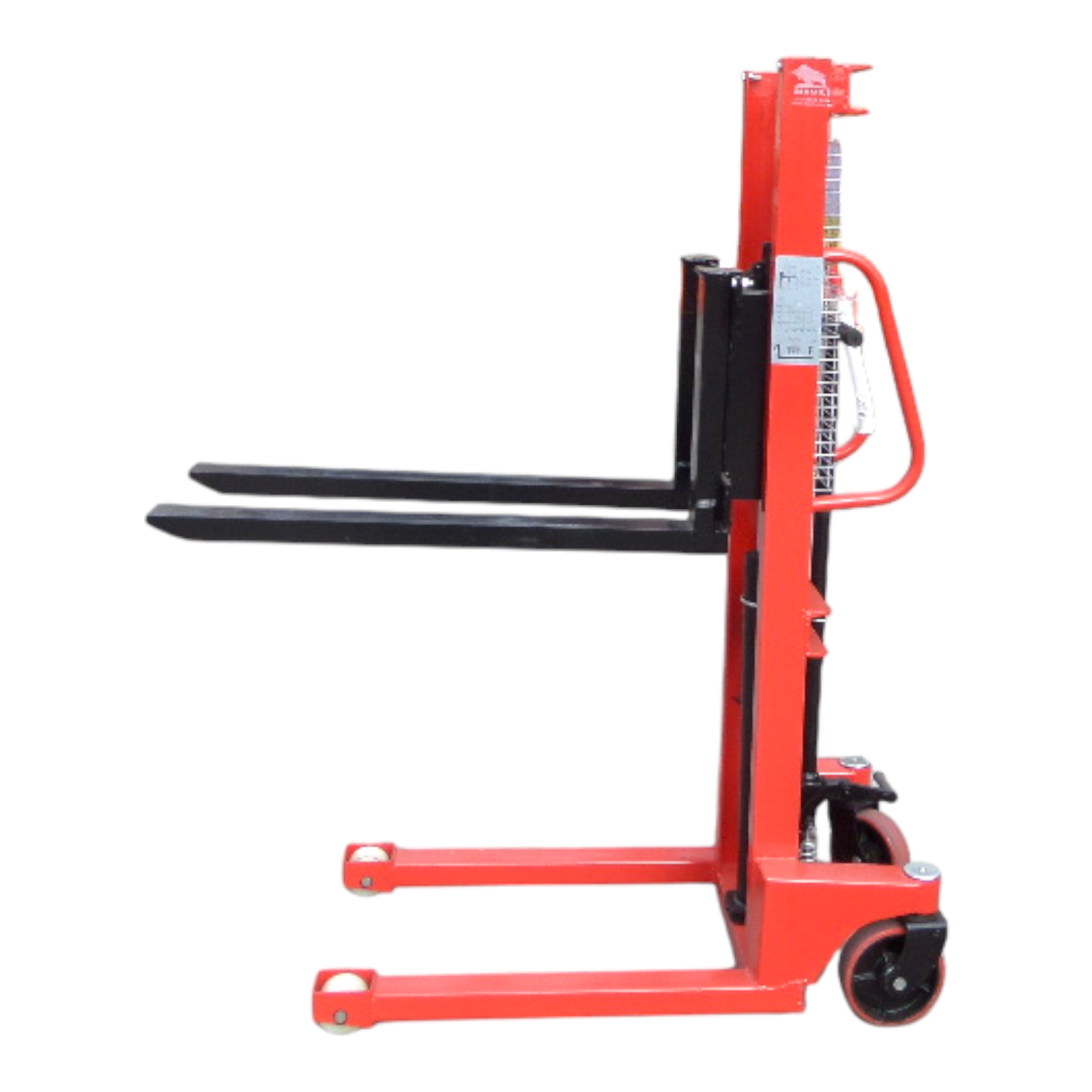 Niuli 500kg Mini Manual Pallet Stacker - 1.2m Lift Height