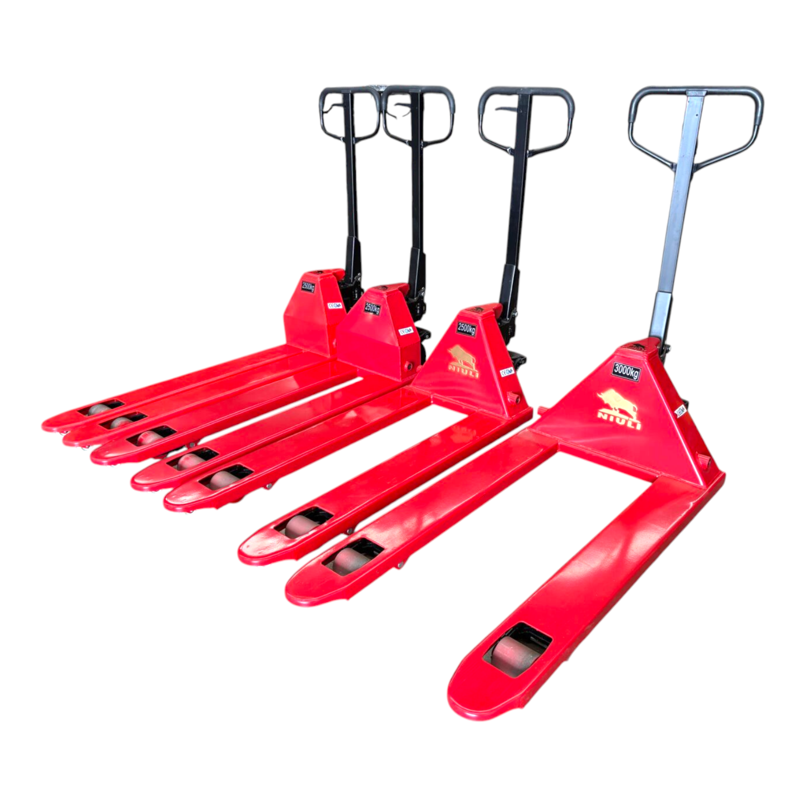 Niuli 2500kg Short Manual Pallet Jack - 700mm Fork